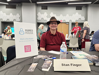 Author Stan Finger at Local Author Day 2022